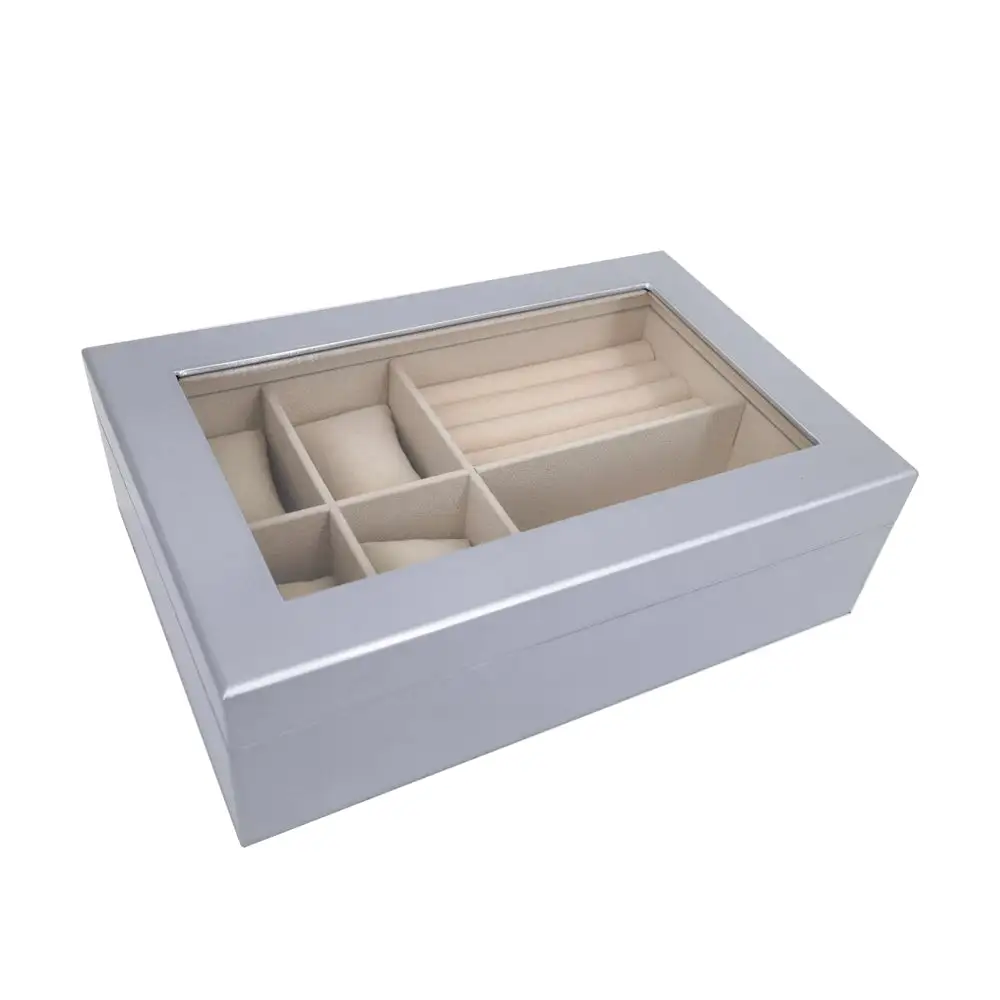 Glass Top Jewelry Box