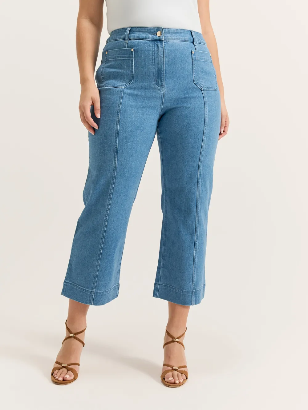Women's Vintage Straight Cropped Jeans
