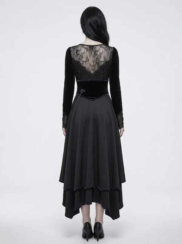 Punk Victorian Lace Velvet Collection Women's Gothic Dress