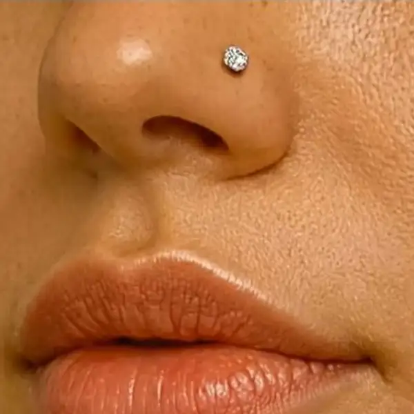 Curved Titanium Nose Screw