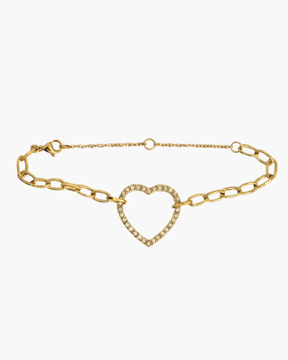 Floating Heart Bracelet