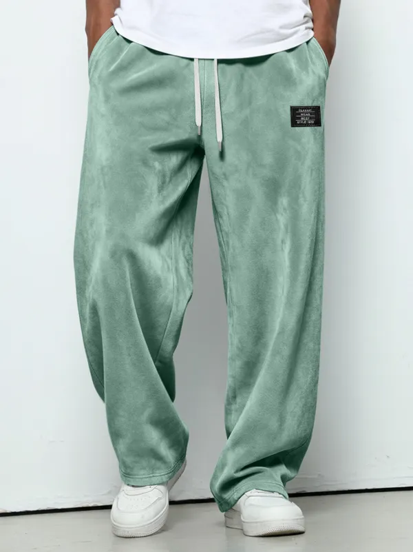 Seamed Detail Relaxed Trousers