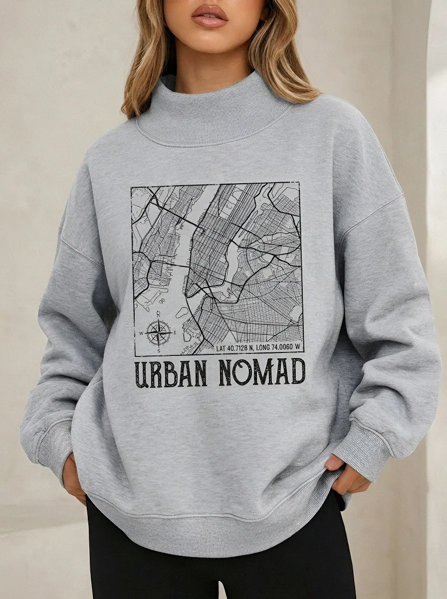 Urban Nomad York City Casual Hoodie Sweatshirt
