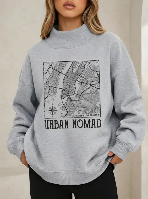 Urban Nomad York City Casual Hoodie Sweatshirt