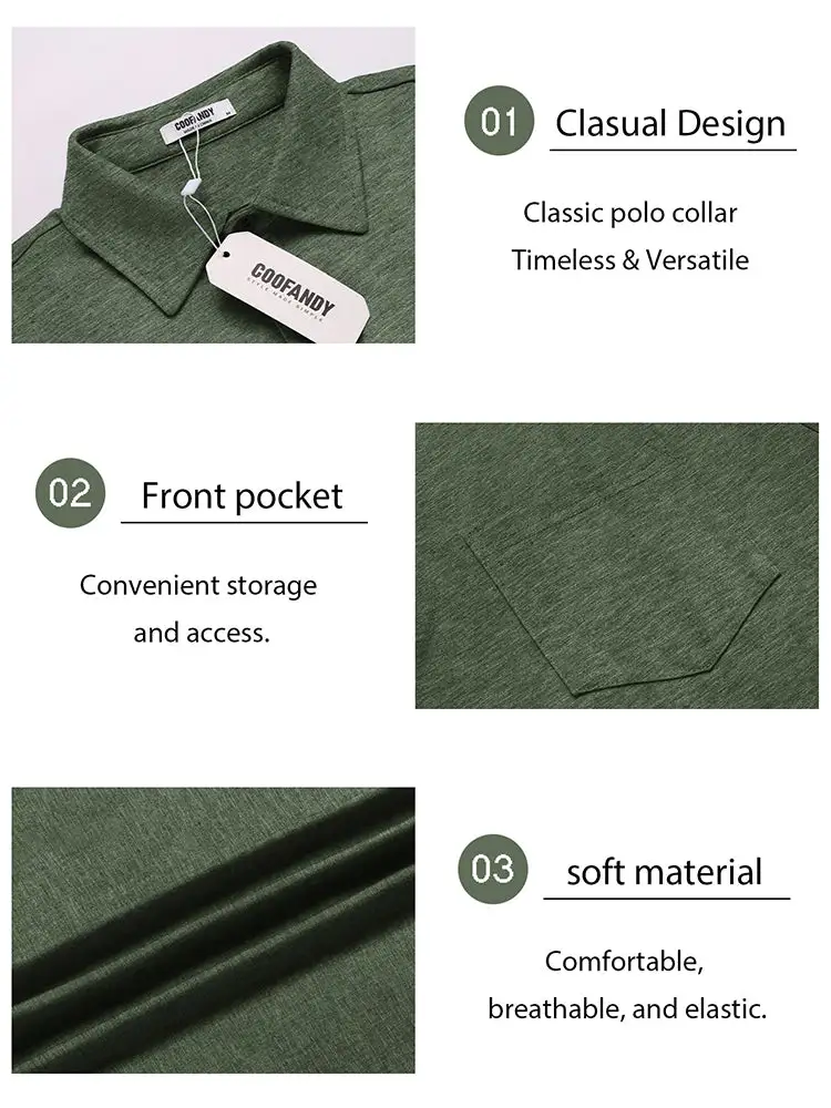 Casual Basic Golf Polo Shirt