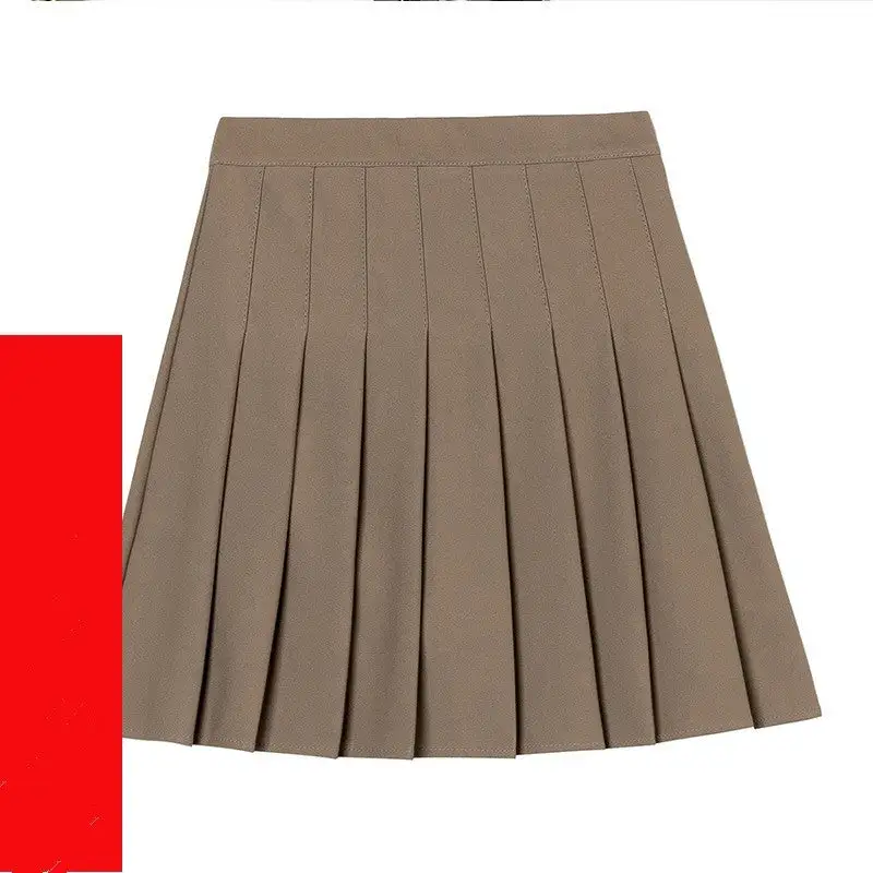 Classic High Waist Pleated Skirt