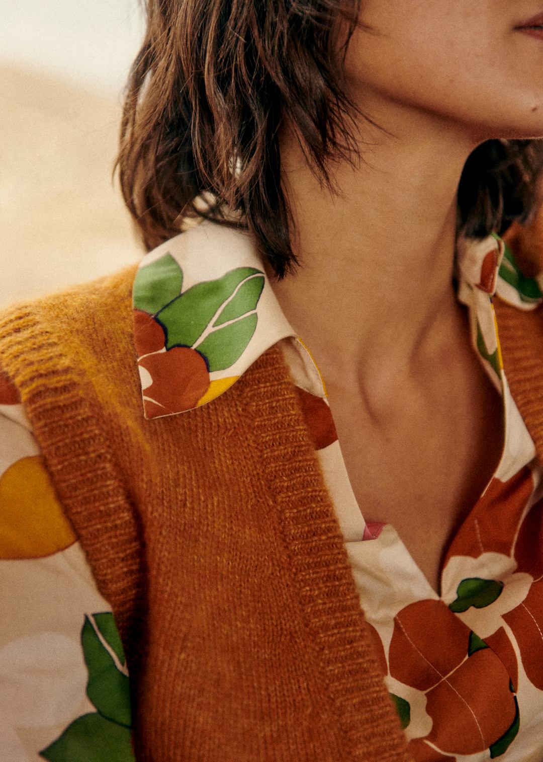 Solid Wool Cardigan Jacket