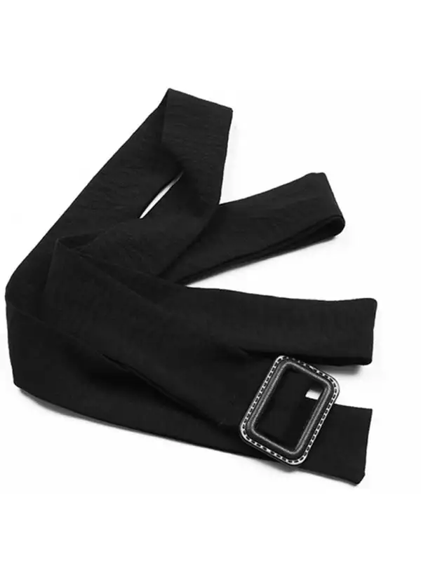 High Waist Wide Leg Pants Belt