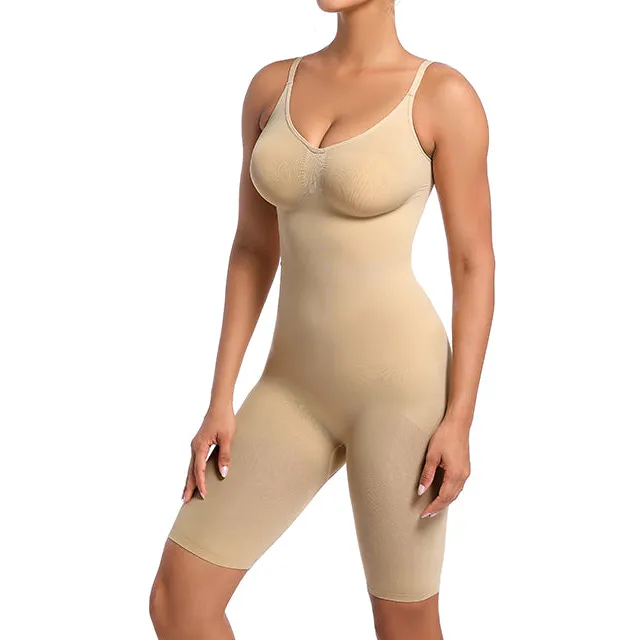 Seamless Mid Thigh Shaping Bodysuit