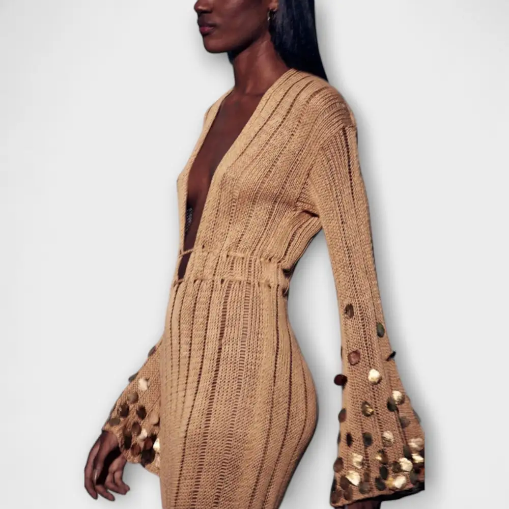 Knit Detail Everyday Maxi Dress