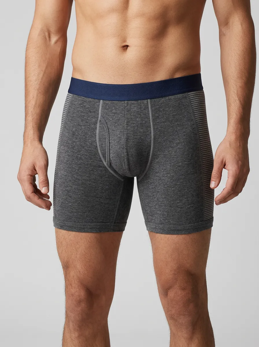 Urban Striped Athletic Modern Look Men's Boxer Briefs