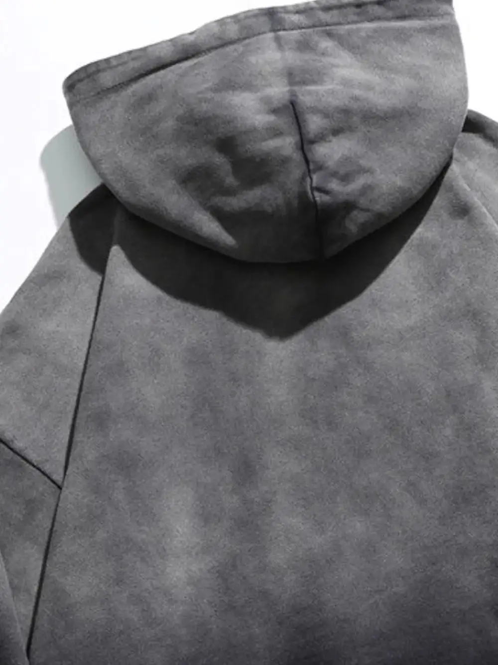 Abstract Print Gradation Wash Hoodie