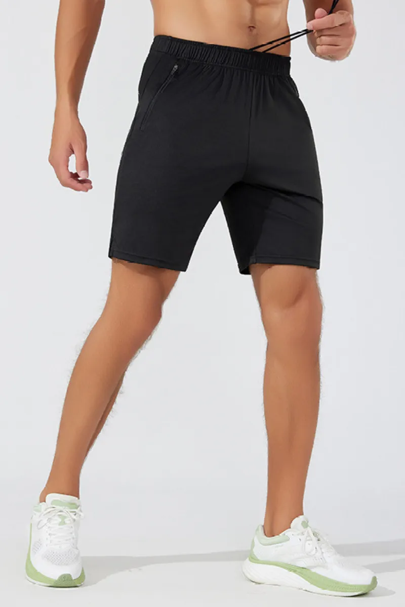 Performance Focus Quick Dry Breathable Drawstring Athletic Shorts