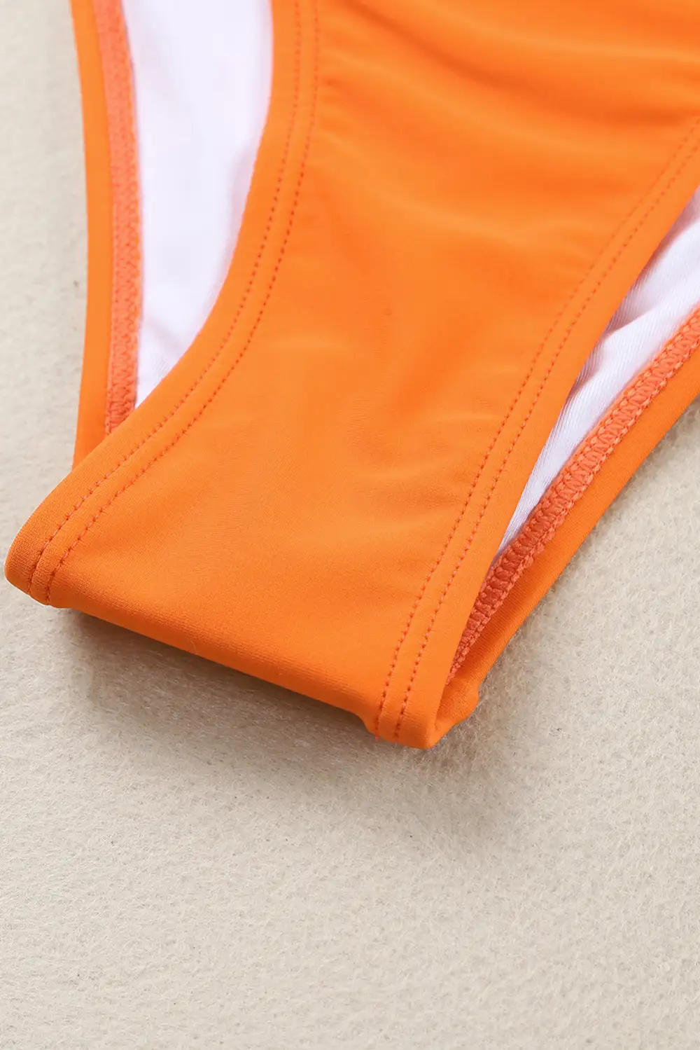Swimwear One Shoulder Cut out One-piece Swimsuit