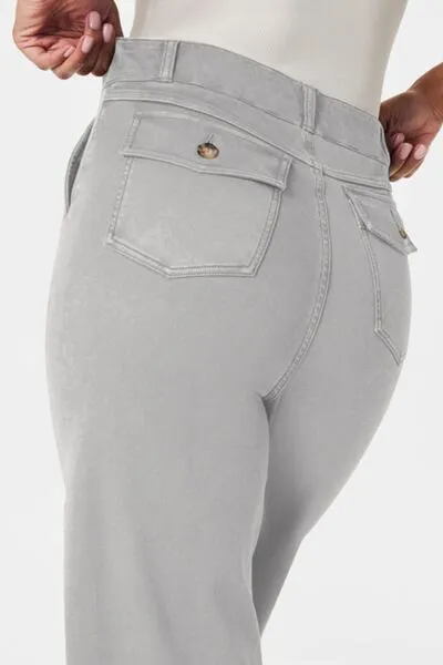 Relaxed High Waist Pocketed Denim Jeans