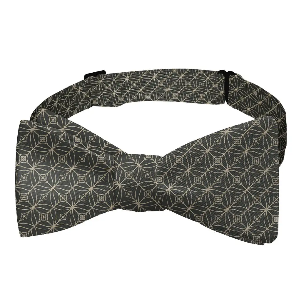 Deco Mosaic Motif Bow Tie