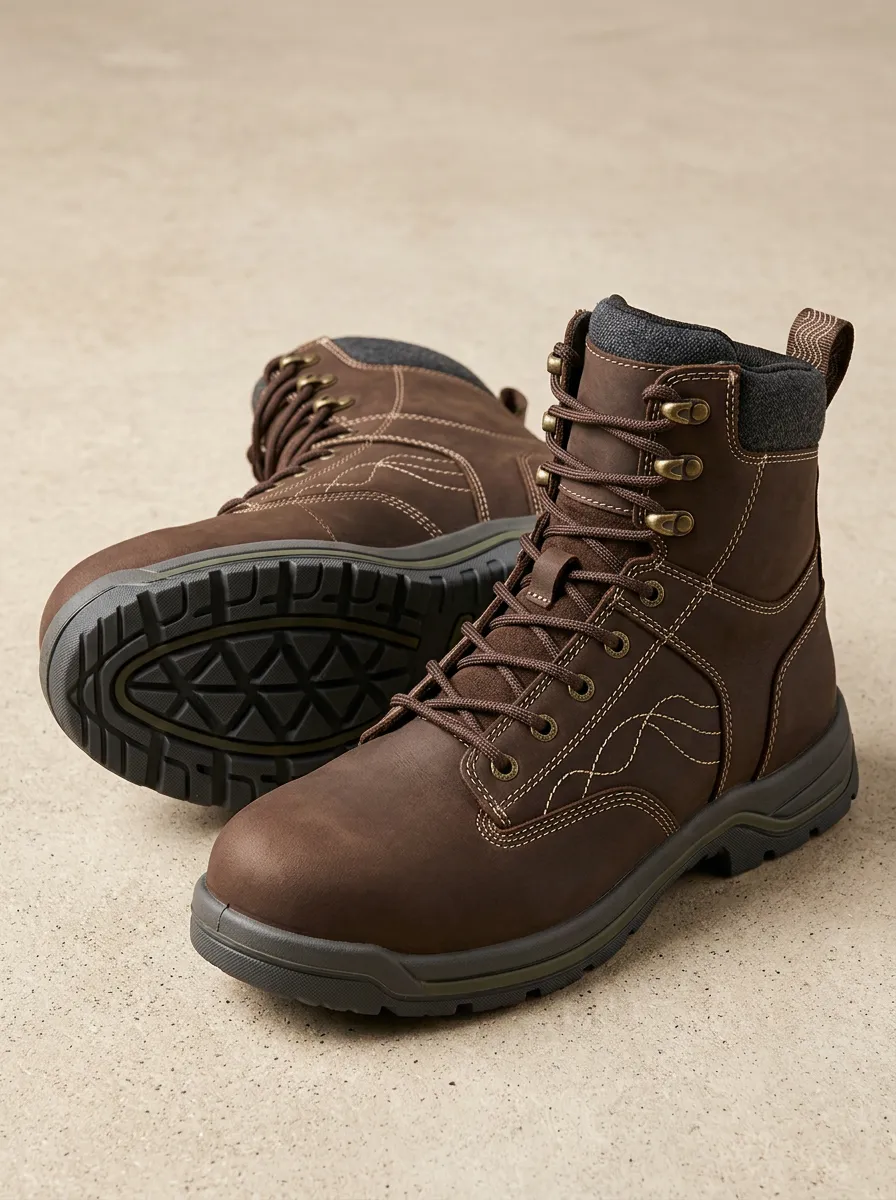 Men's Stitched Work Boots
