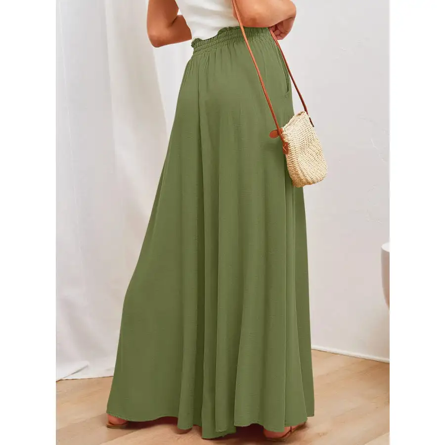Casual Wide Leg Pants with Pockets