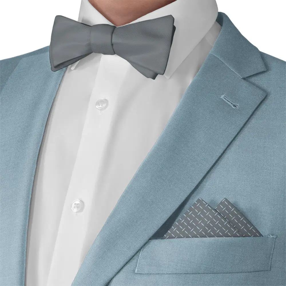 Formal Elevated Geometric Textured Pocket Square
