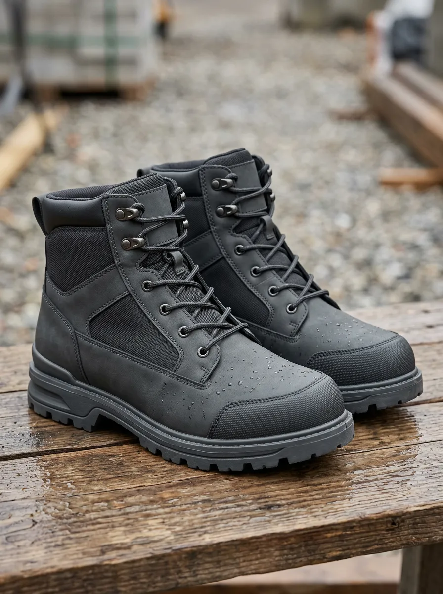 Daily Tactical Outdoor Style Men' Waterproof Work Boots