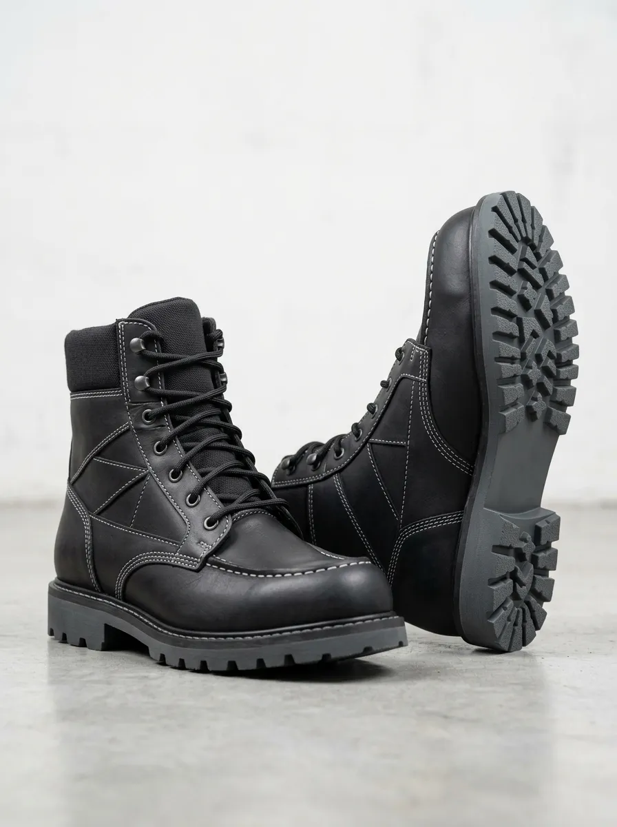 Tactical Leather Work Boots