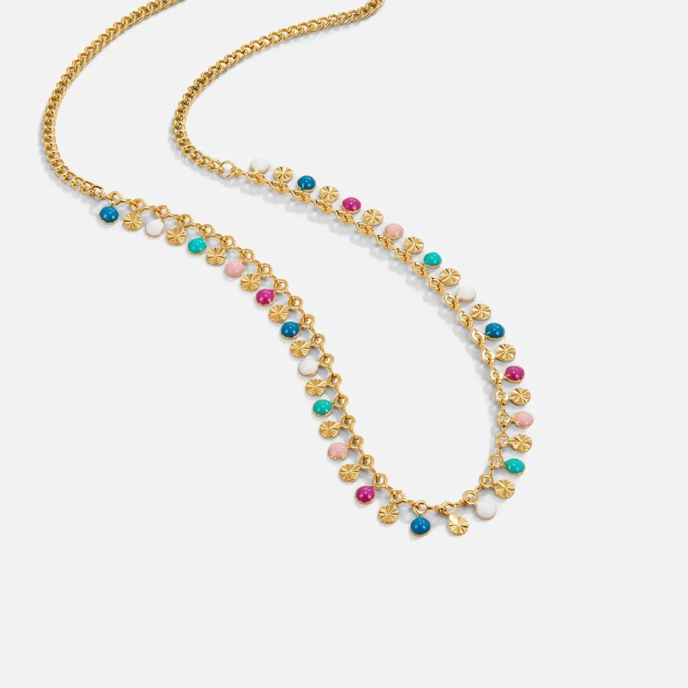 Stainless Steel Beaded Necklace