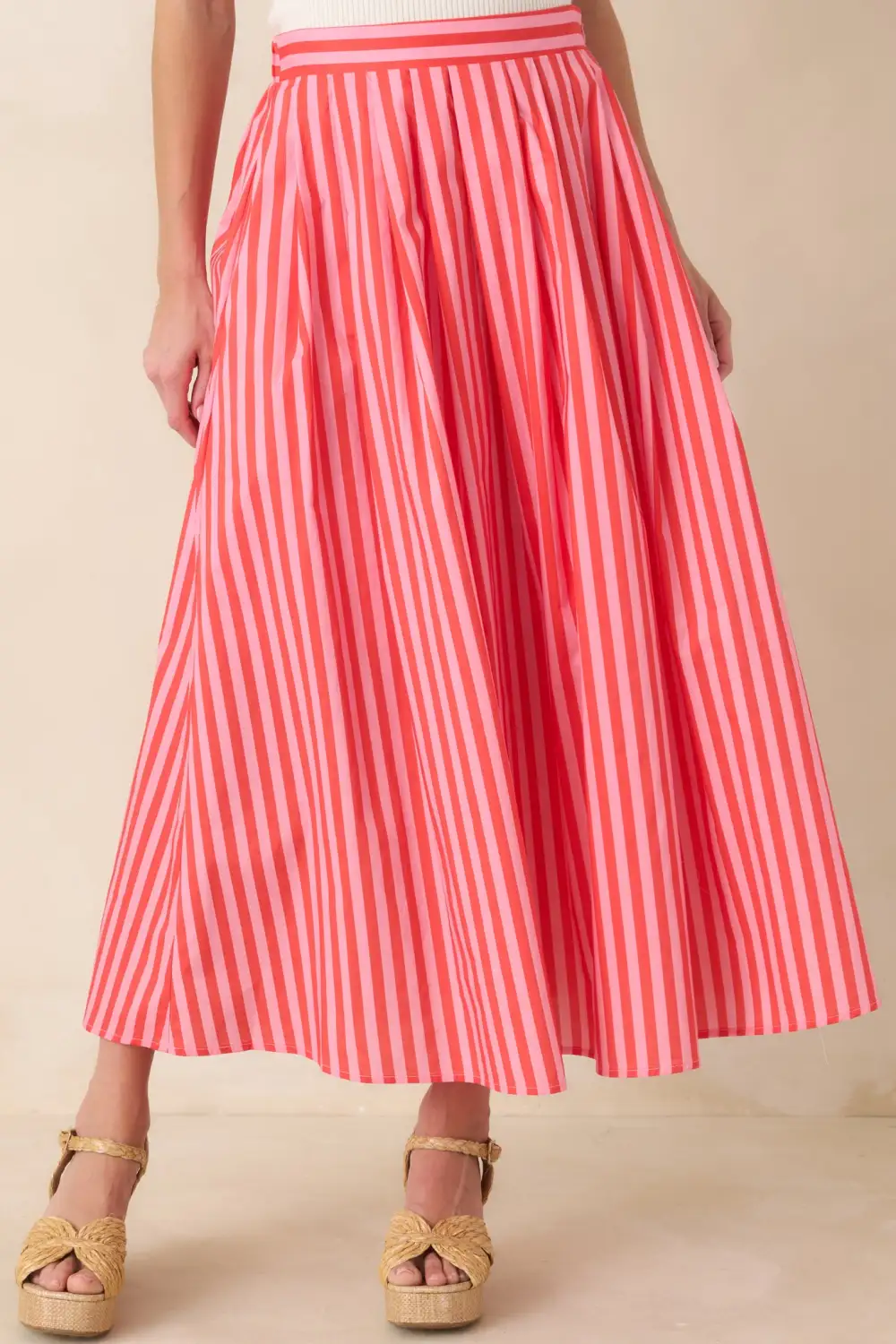 Urban Cotton Woven Maxi Skirt