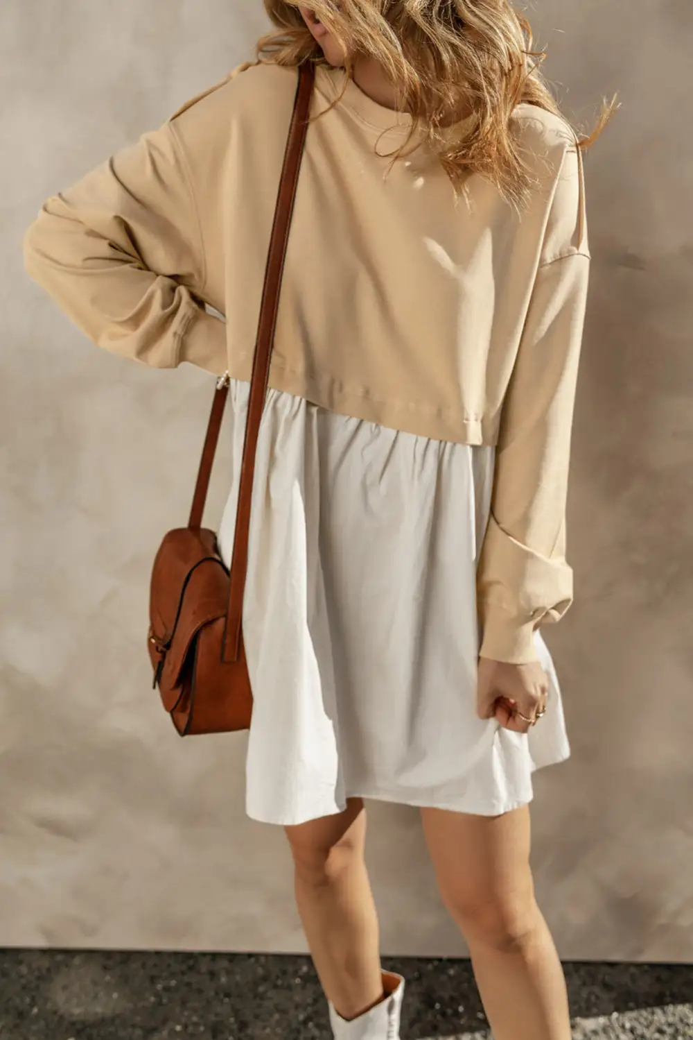 Classic Long Sleeve Mini Dress