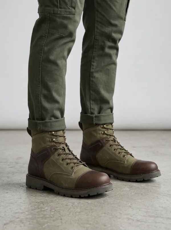 Men's Classic Tactical Lace-Up Work Boots