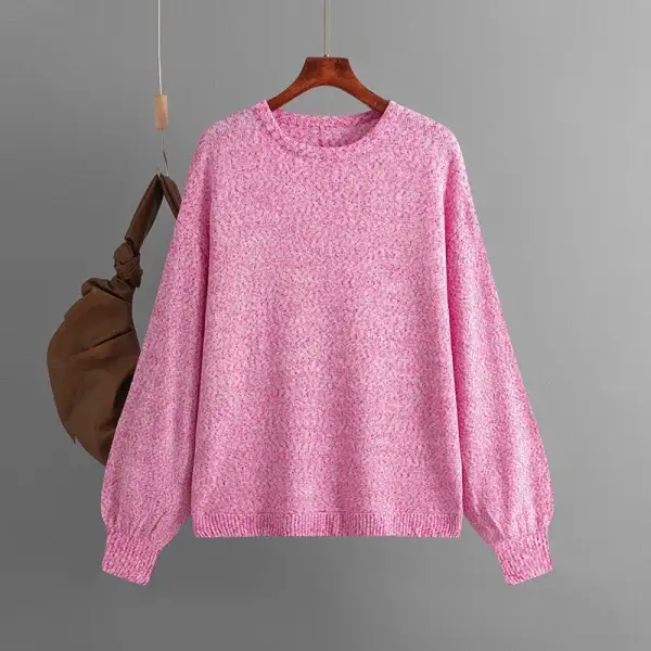 Everyday Women's Round-Neck Relaxed Sweater