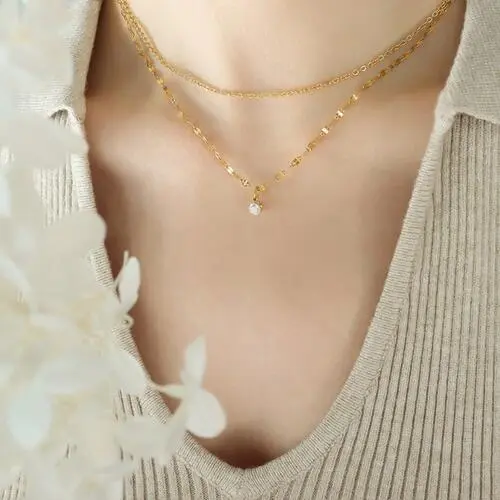 Double Layer Chain Necklace