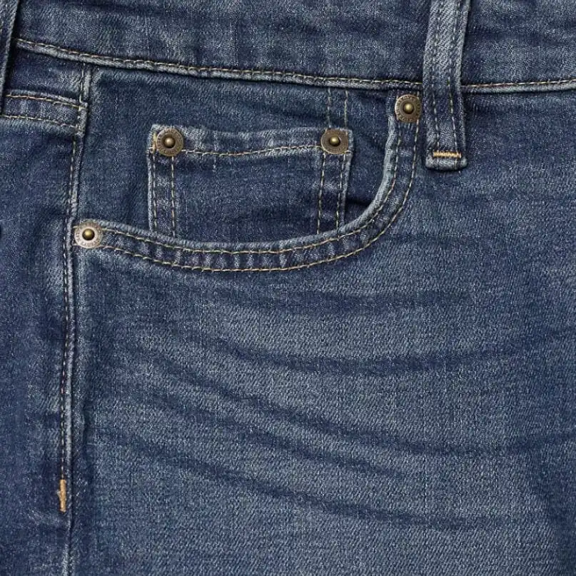Classic Straight-Leg Ankle-Length High-Rise Women's Jeans