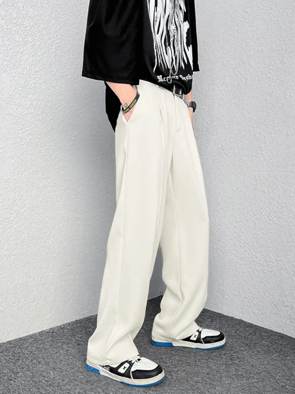 Men’s Wide Leg Casual Pants