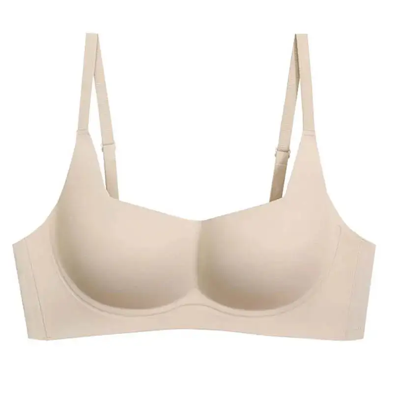 Seamless Push-Up Bra with Stretch Straps