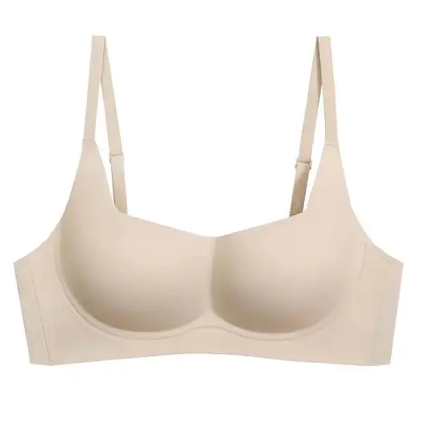 Seamless Push-Up Bra with Stretch Straps