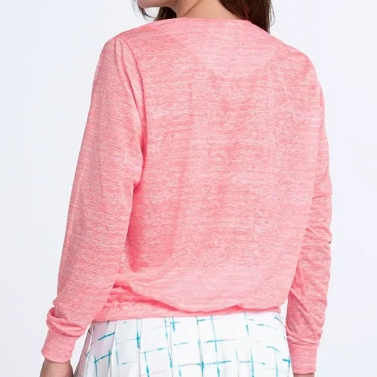 Sheer Performance Long-Sleeve Top