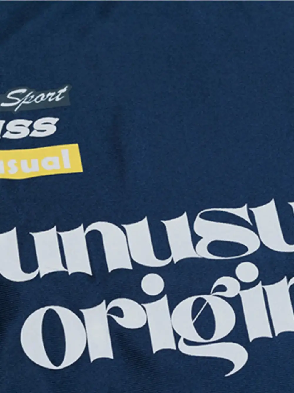 Everyday Letter Graphic Crew Neck Tee