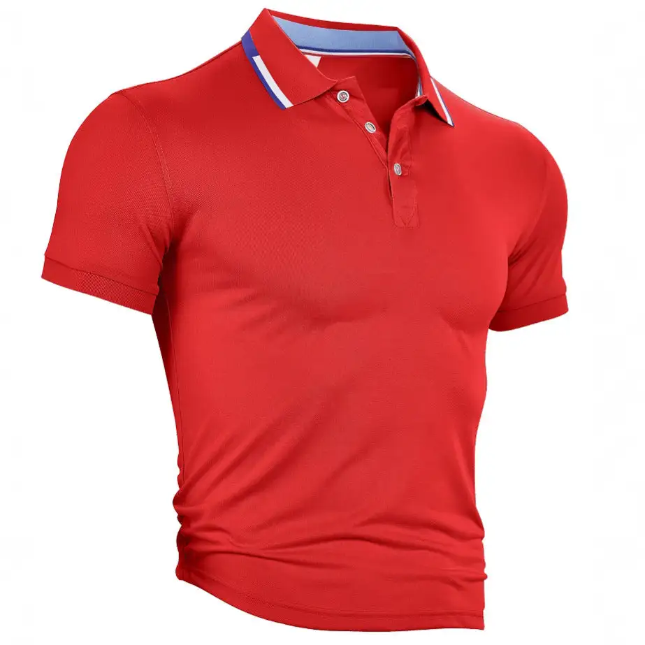 Ribbed Slim Fit Polo Shirt