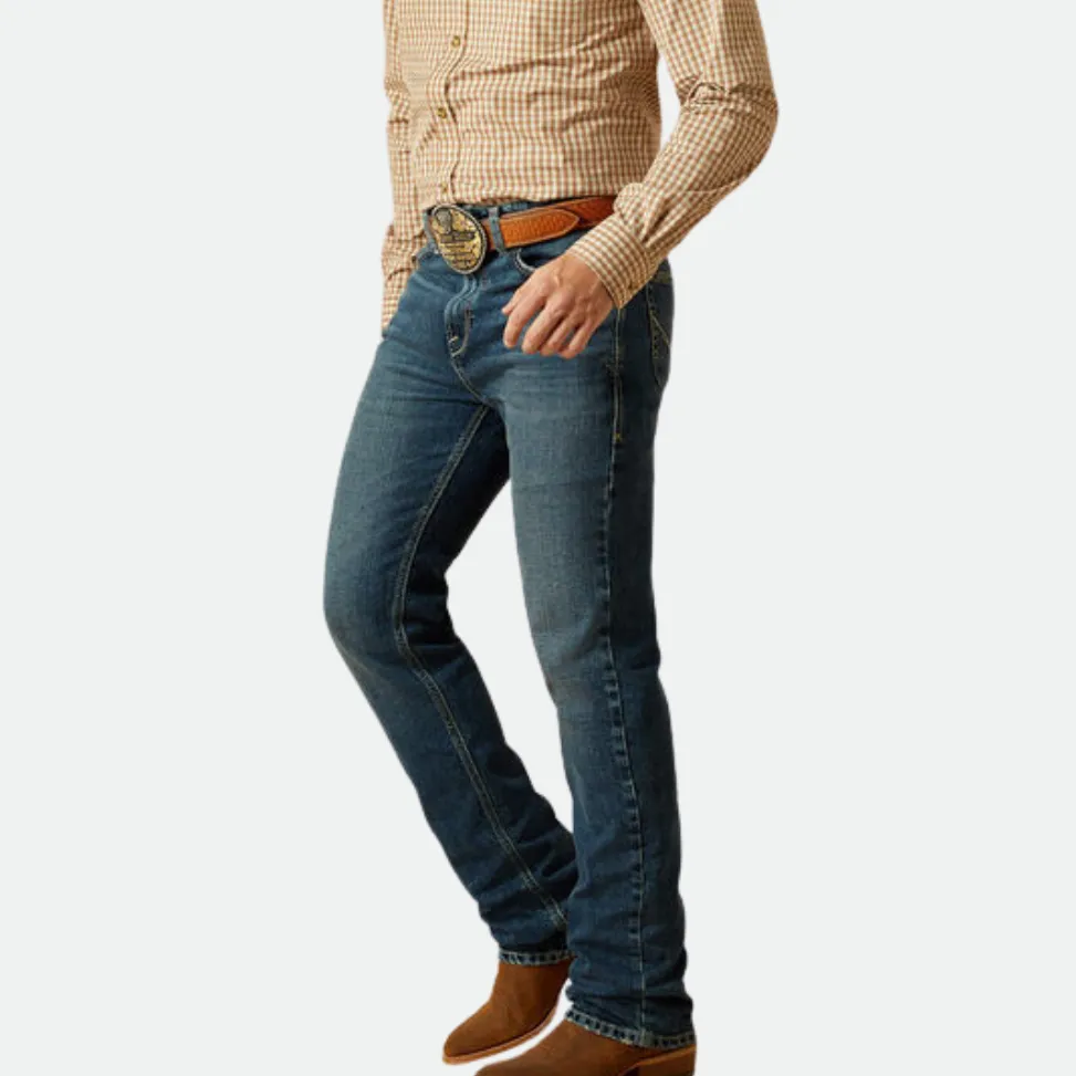 Men's Structured Straight Leg Slim Jeans
