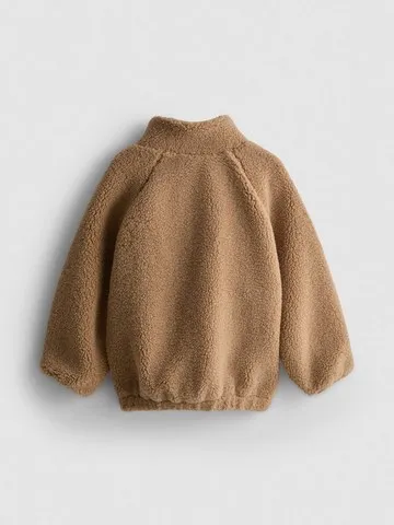 1-9yrs | Zip-Up Borg Jacket