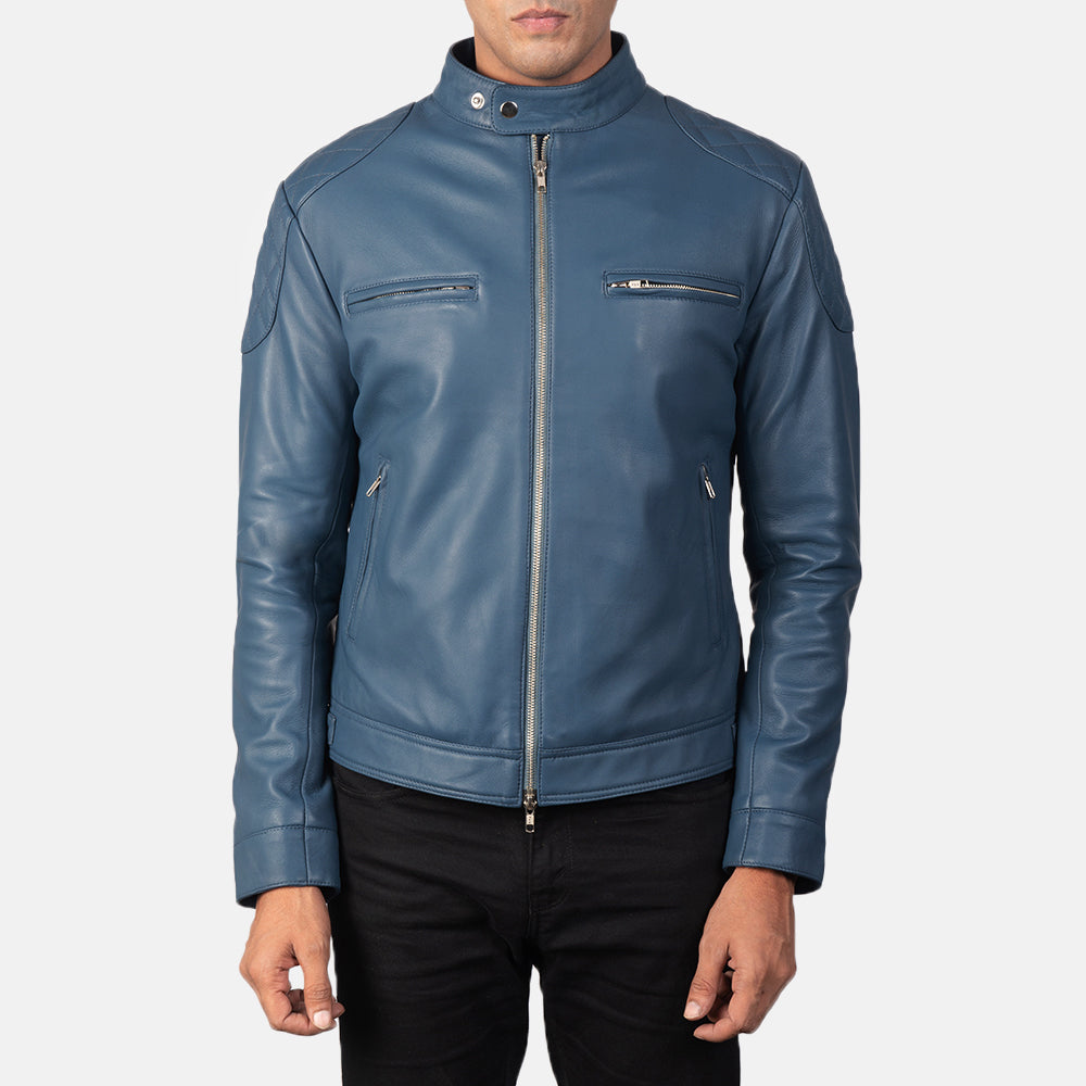 Men's Casual Biker Leather Jacket