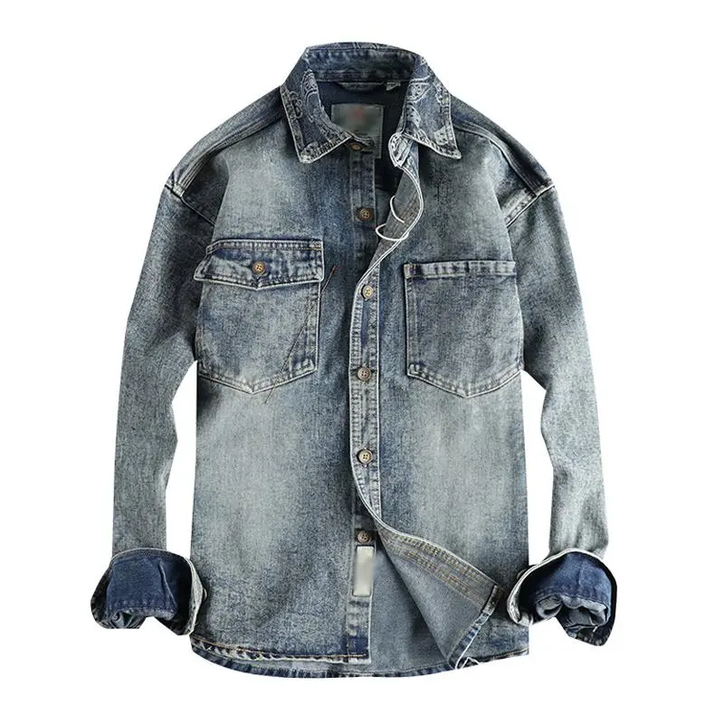 Embroidered Woven Washed Shirt