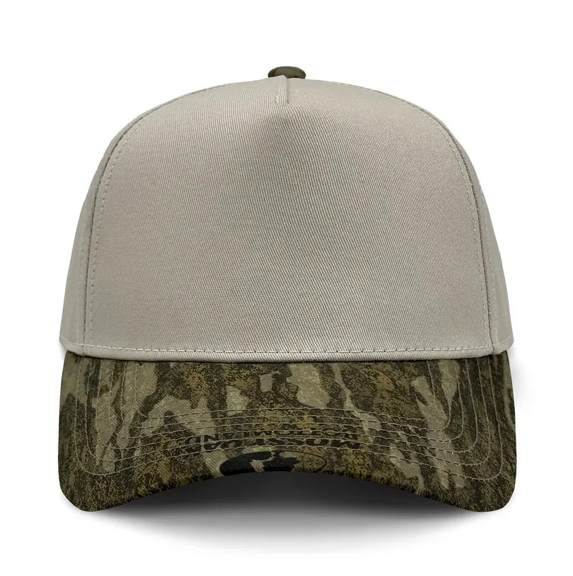 Curved Bill Hybrid Snapback Cap
