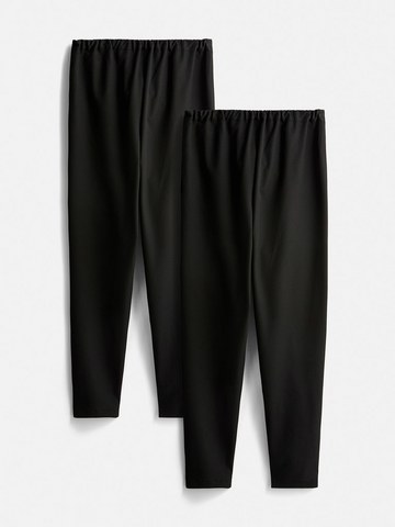7-15yrs | 2pk Pull On School Trousers detail 3