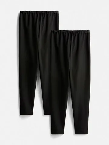 7-15yrs | 2pk Pull On School Trousers