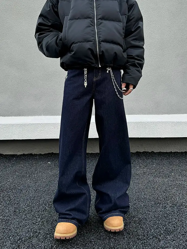 Relaxed Straight-Leg Jeans