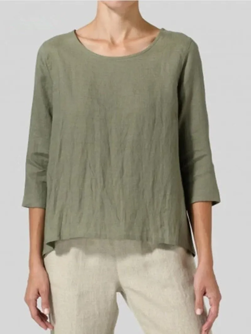Relaxed Linen Top