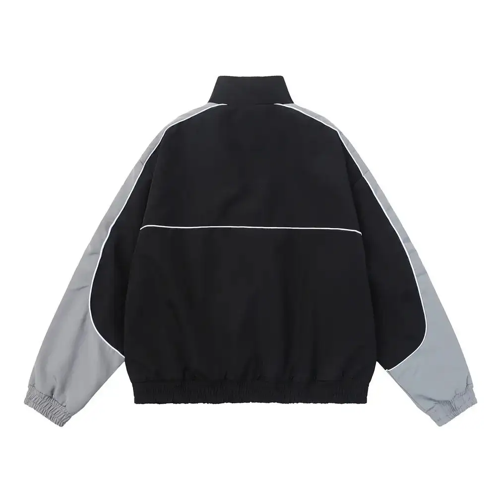 Star Print Zipper Jacket