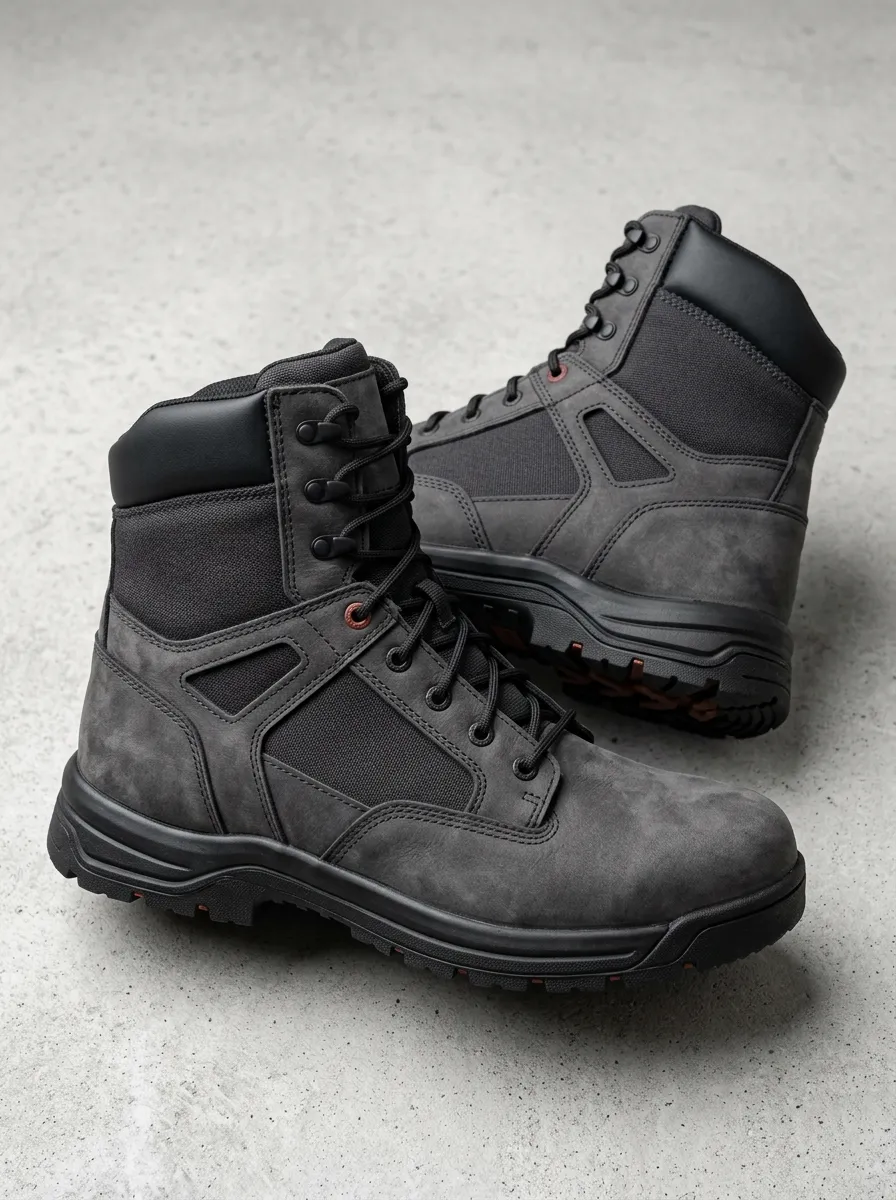 Men's Rugged Style Tactical Work Boots