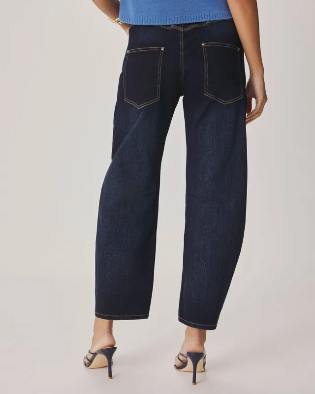 Barrel Leg Denim Pants